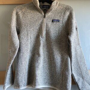 Patagonia - Womens  Better Sweater 1/4 zip Fleece Pullover NEW No Tag